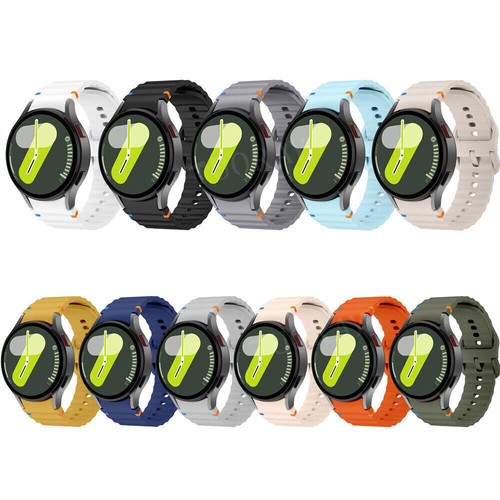 Replacement Soft Watch Band Silicone Strap For Samsung Galaxy Watch 7 Watch 7 FE - 第 2/21 張圖片