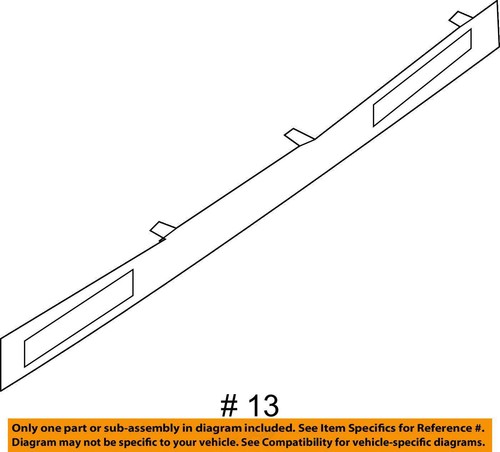 *06-13 OEM BMW E90 E92 E93 328 335 M3 Cup Holder Decor Bezel Strip Trim Black - Picture 24 of 24