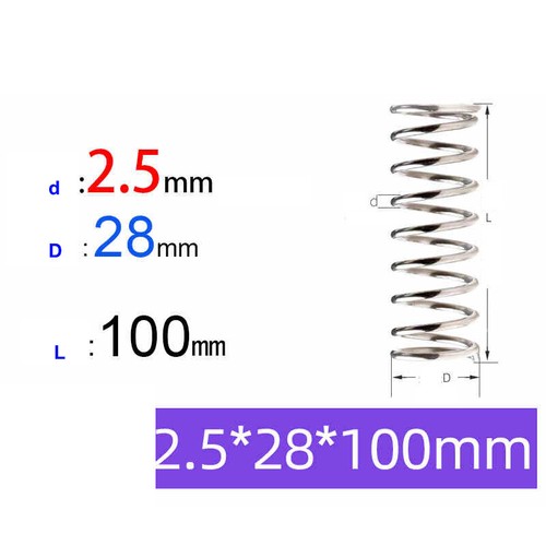 Nickel Plated Spring Steel Compression Spring Return Spring 2.5mm Wire Diameter - Picture 53 of 76