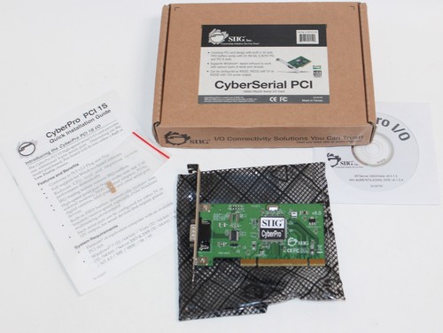 SIIG CyberSerial PCI 16550 RS232 Serial I/O Card JJ-P01012 - Picture 8 of 9