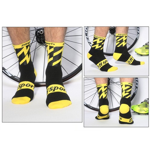 Cycling Socks Mens Womens Riding Bicycle Bike Sport Ankle Socks BMX XC MTB Black - Picture 96 of 115