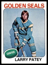 1975-76 Topps Larry Patey RC Rookie California Golden Seals #137 *Noles2148*