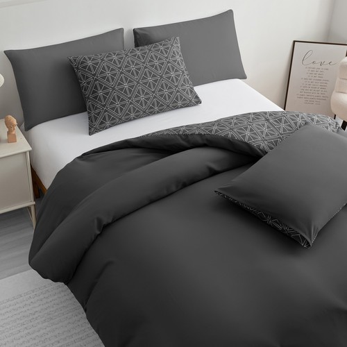 Duvet Cover Set King Size Luxury Reversible Quilt Cover Bedding Set Double - Picture 205 of 504