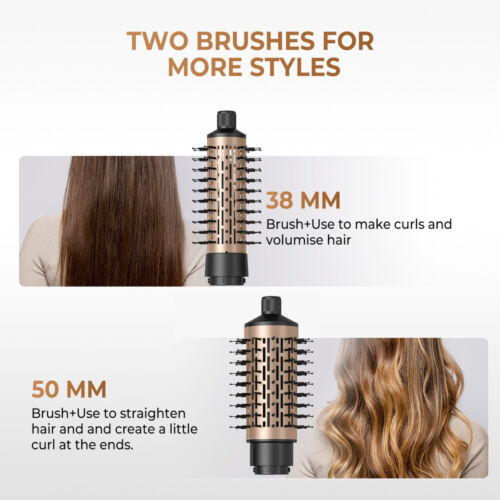 Warmluftbürste Föhnbürste Fönbürste Lockenstab Hairstyler Lockenwickler 3-IN-1 - Bild 10 von 15