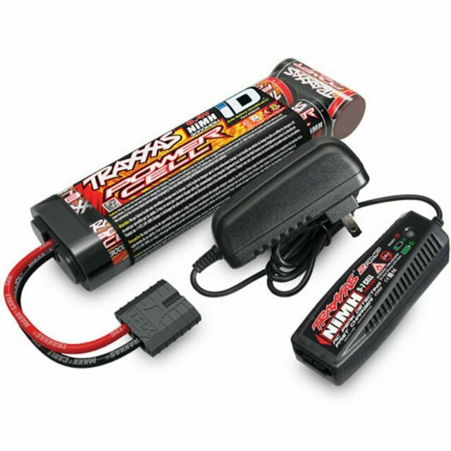 Batterie Nimh 3000 mAh 8.4V NiMH 7-C Plat Traxxas