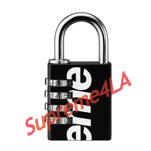 Supreme 19S/S Master Lock® Numeric Combination Lock Black 100% Authentic in hand - Picture 2 of 2
