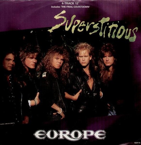 Europe  - Superstitious (12", Maxi) - Bild 1 von 3