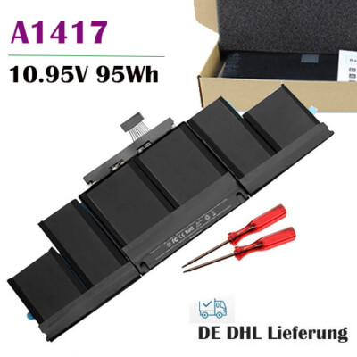 AKKU Für Apple A1417 MacBook Pro 15 inch Retina A1398 (Mid 2012 and Early 2013)