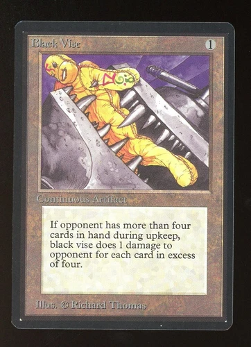 MINT 1993 Beta Black Vise ~ Vintage MTG/Magic ~ PACK FRESH Condition