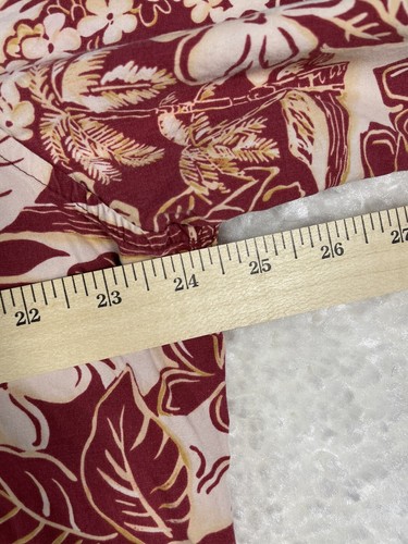 Vintage Reyn Spooner Shirt Hawaiian Aloha Large Red Floral Print 90s Button Up - Picture 6 of 8