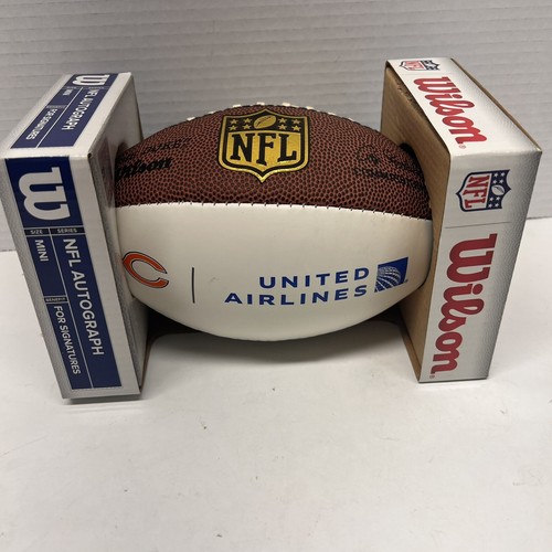 NFL Chicago Bears United Airlines Collectible Football Wilson - Picture 2 of 7