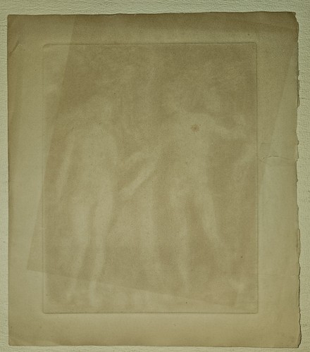 Etching Adam and Eve By JOHANN LADENSPELDER c. 1550 After Albrecht Dürer (1504) - Picture 2 of 3