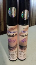 2  PROSA MASCARA PROFESIONAL 4 IN 1 EYELASHES LONGER AND THICKER  WATERPROOF