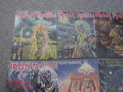IRON MAIDEN -10 LP BUNDLE- AWESOME MEGA RARE ORIGINAL PRESS LPs VINYL COLLECTORS - Picture 2 of 11