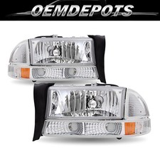 For 1997-2004 Dodge Dakota Headlamp 1998-2003 Durango Clear Headlight Leftright
