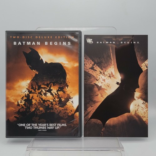 Batman Begins (DVD, 2005, 2-Disc Set, Deluxe Edition + Comic) - Foto 3 di 6