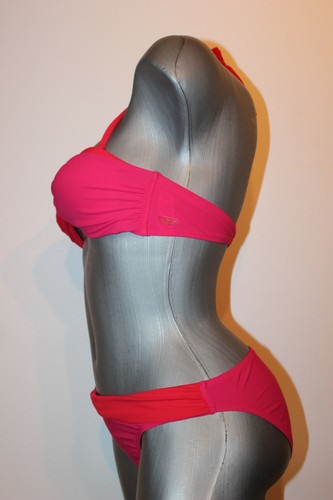 Triumph Bandeau Bikini ""Pink Summer CTOP"" rosa/rosso 38 Mini 38 senza ferretto - Foto 3 di 12
