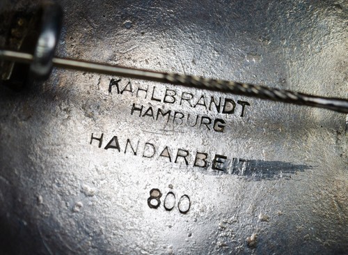 800 Argento - Antico Stile Liberty Spilla - Ametista - A.Kahlbrandt, Hamburg - Imagen 7 de 7