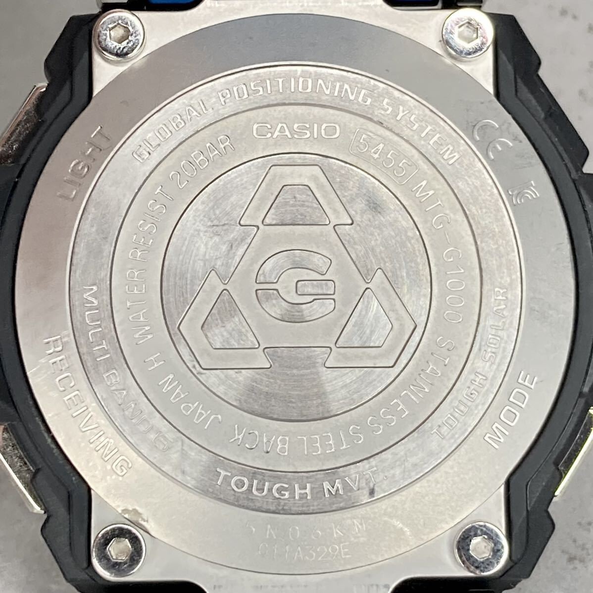 CASIO G-Shock MTG-G1000D-1A2JF Analog Black Dial Silver CASIO G-Shock MTG-G1000D-1A2JF Analog Black Dial Silver