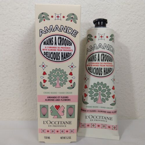 L'Occitane Limited Edition Almond & Flower Delicious Hand Cream 150ml NIB - Picture 3 of 8