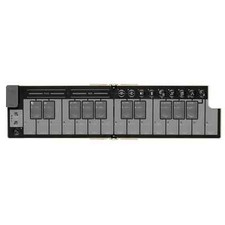 Korg nanoKEY Fold Foldable Smartphone-Size USB-C MIDI Keyboard, Sand Beige