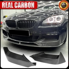 For BMW 6 Series F06 F12 F13 M-Sport 2012-19 Carbon Fiber Front Bumper Splitters
