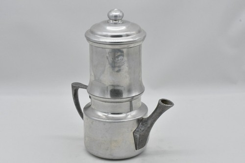 Vintage Made In Italy Aluminium Kaffeemaschine T4 Komplett - Bild 4 von 12