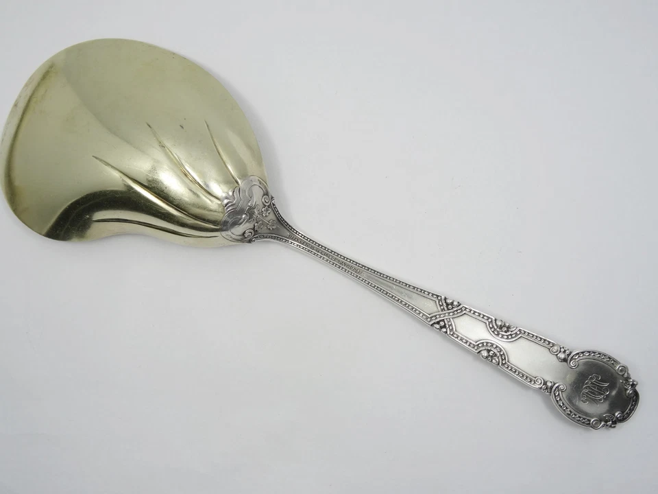 CAZUELA CUCHARA TIFFANY RENACIMIENTO 1905 ORO ESTERLINA LAVADO RIÑÓN BAYAS Foto 2 de 4