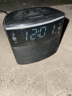 SYLVANIA SCR1986BT-AS Bluetooth Clock Radio W/ Auto-set Dual Alarm Usb
