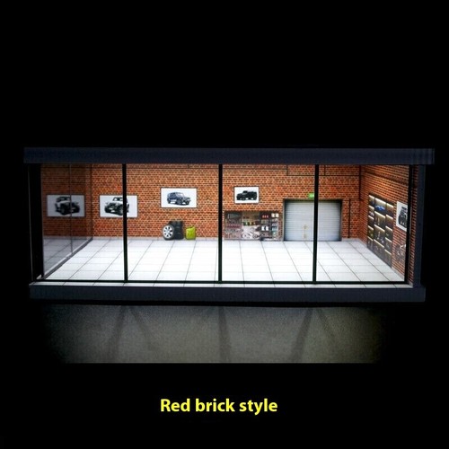1:64 Car Garage Diorama | City Showroom Parking | Display Model Scene - Picture 12 of 32