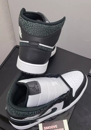 Air Jordan 1 SE Mid ( Panda Elephant ) ( Size 10 ) ( Authentic ) ✅ - Picture 5 of 12