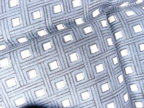 TISSU ancien vintage en soie pour patchwork couture ou autre - Imagen 5 de 6
