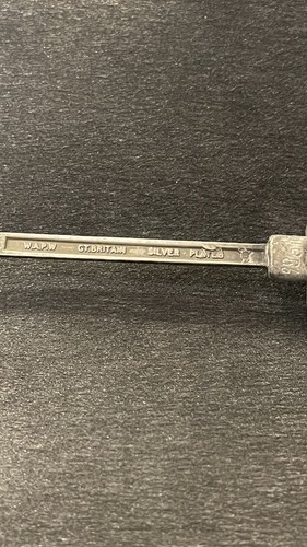 Christopher Columbus Silver Plated Souvenir Spoons Set Of 4 Map Detail Vintage - Picture 14 of 14
