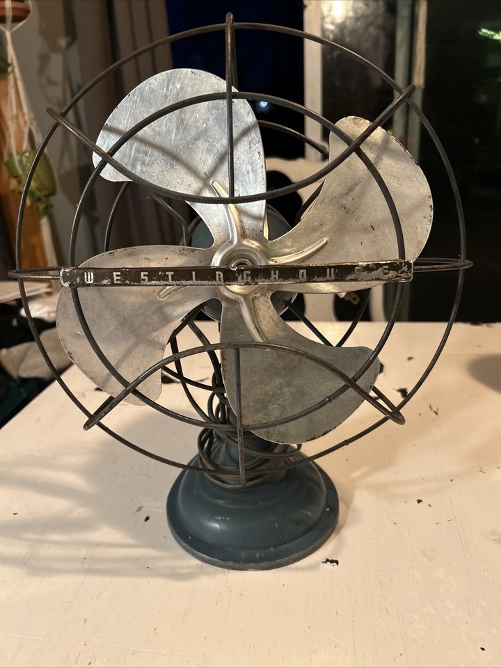 Vintage Westinghouse Table Fan 11” 5” Blade Antique WORKS GREAT eBay