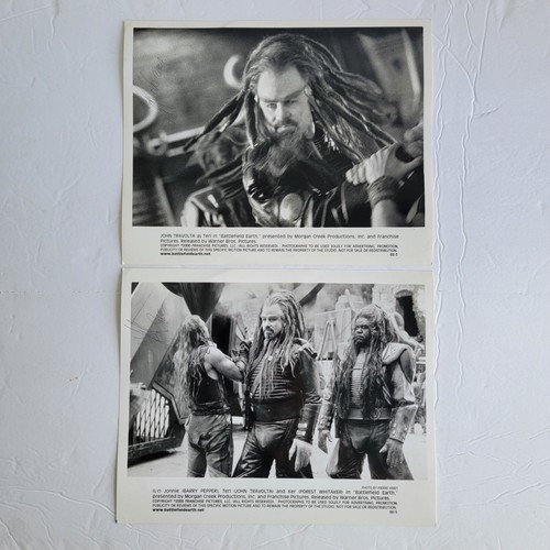 Battlefield Earth (2000) 8x10 black & white photos Signed by PATRICK TATOUPOLIS - Bild 1 von 6
