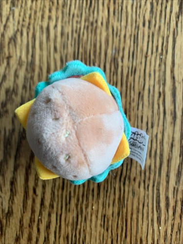 New 2 " Inch Squishville Squishmallow Carl the Cheeseburger Scrumptious Squad j1 - Picture 3 of 7