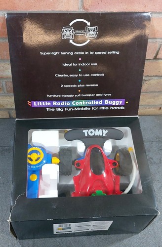Vintage 1990 Tomy Big Fun Little RC Buggy Car - With Box READ DESCRIPTION  - Picture 1 of 16
