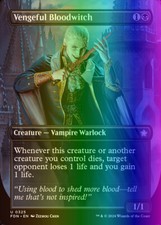 MTG Magic the Gathering Vengeful Bloodwitch (325/763) Foundations NM FOIL