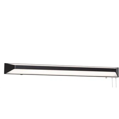 AFX Inc. CRYB48LAJENBK Cory Overbed Wall Light in Black, 48 in
