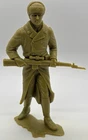 VTG Louis Marx 1963 Toy Soldier Russian Olive Green Figure WWII Rifle Army Men