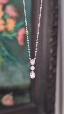 RARE Tiffany & Co. Jazz Tear Drop Pear Shape & Brilliant Cut