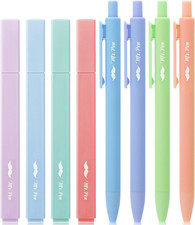 - Aesthetic Highlighters and Gel Pens, 8 Pack, Assorted Color Highlighters, Colo