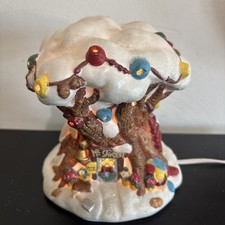 Disney Christmas In 100 Acre Wood Pooh's House W/ Light Cord