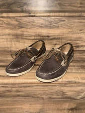Sperry Top Sider Women's Size 8.5M Brown Plaid Boat Shoes
