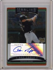 2006 Topps Chrome #354 RC Dan Uggla Auto