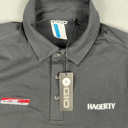 Polo Ogio Hagerty 24 Horas Le Mans Race Para Hombre Pequeño 2020 Negro Elástico - Imagen 3 de 7