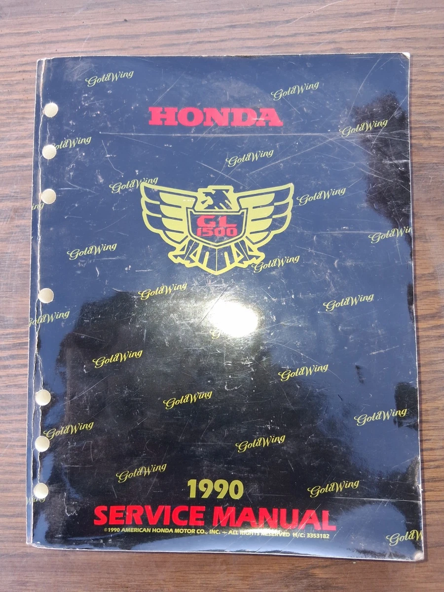 Goldwing 1500 GL1500 Honda Repair Motorcycle Manuals and