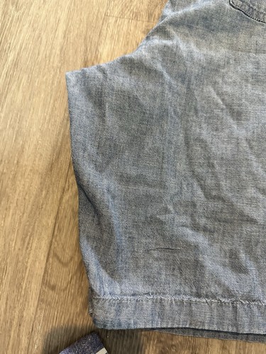 Lands End Shorts Herren XXL 18-20 blau Kordelzug Freizeit 100% Baumwolle Taschen - Bild 6 von 7