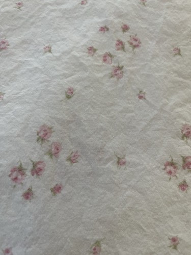 Lenzuolo piatto Simply Shabby Chic misura TWIN rosa bocciolo di rosa spruzzato cotone - Foto 1 di 6