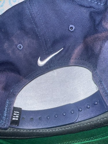 Nike Golf 1 Größe Seil abgenutzt Druckknopflasche Mütze Kappe Swoosh Outdoor Unisex schwarz/blau - Bild 18 von 18